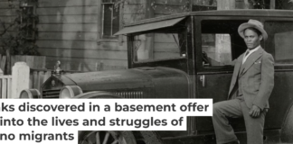 A Filipino man poses next to a Ford Model A in the 1930s. Filipino Agricultural Workers Collection, Archives Center, National Museum of American History